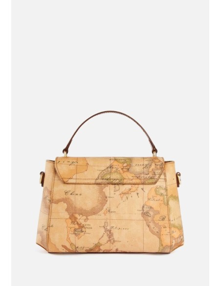 Alviero Martini Prima Classe Tracollina Geo Classic con Logo Dorato