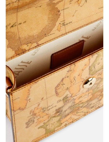 Alviero Martini Prima Classe Geo Classic Tracollina con Patta e Logo 1C – Urban Elegance