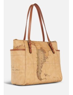 Alviero Martini Prima Classe Geo Classic Shopping Bag con Fibbie – Eleganza & Praticità 2
