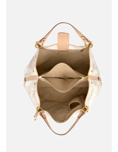 Alviero Martini Prima Classe Geo White Borsa Grande a Mano – Raffinata & Versatile