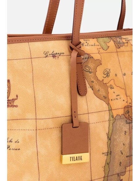 Alviero Martini Prima Classe Geo Borsa Shopping Media – Eleganza Versatile