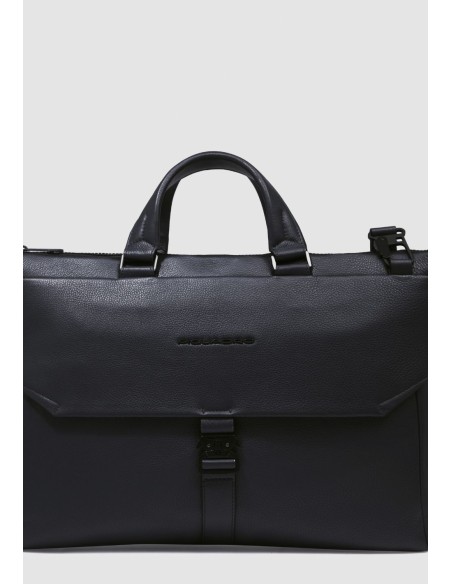Borsa PC 15,6" in pelle espandibile antiurto RFID