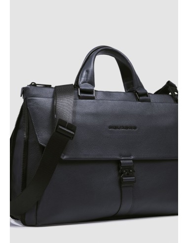 Borsa PC 15,6" in pelle espandibile antiurto RFID