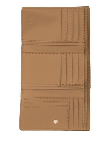 Portafoglio grande in PU con bottone elegante