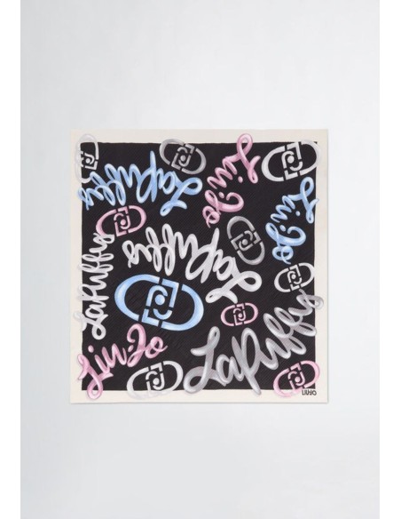 Foulard plissé  con stampa Liu Jo