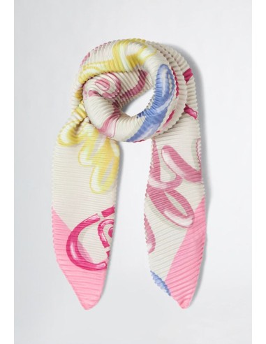 Foulard plissé  con stampa Liu Jo