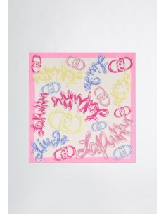 Foulard plissé  con stampa Liu Jo