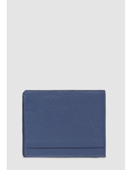 Portafoglio uomo in pelle con portamonete RFID