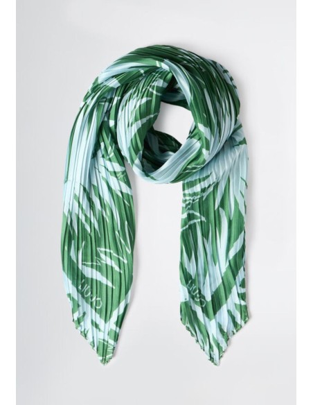Foulard Plissé Stampato – 90×90 cm