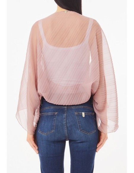 Mantella plissé da cerimonia elegante