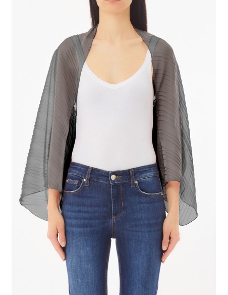 Mantella plissé da cerimonia elegante