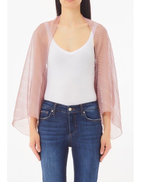 Mantella plissé da cerimonia elegante