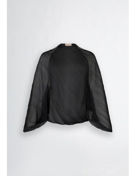 Mantella plissé da cerimonia elegante