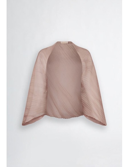 Mantella plissé da cerimonia elegante