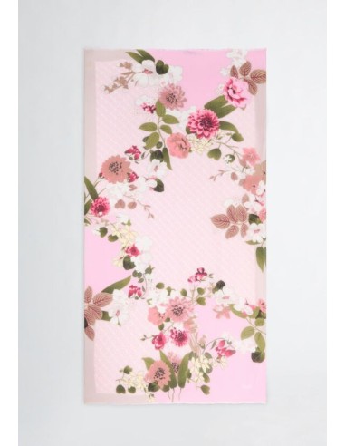 Stola floreale in bamboo 90x190 cm