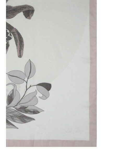 Foulard floreale 120x120 cm in poliestere