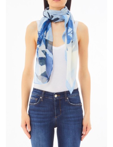 Foulard floreale 120x120 cm in poliestere