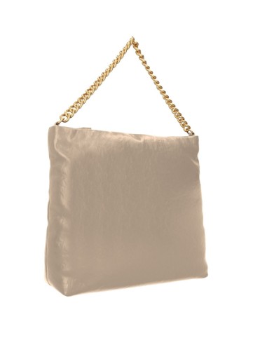Shopping bag LaPuffy nera – Eleganza e versatilità.