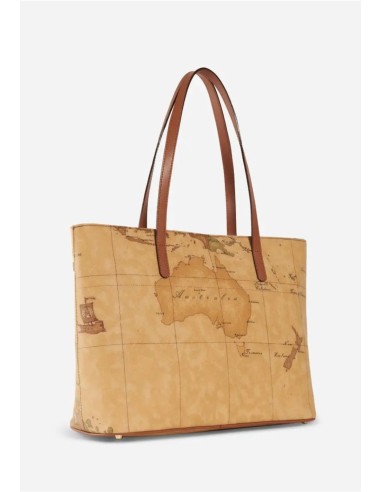Borsa shopping Geo Classic con tasca esterna
