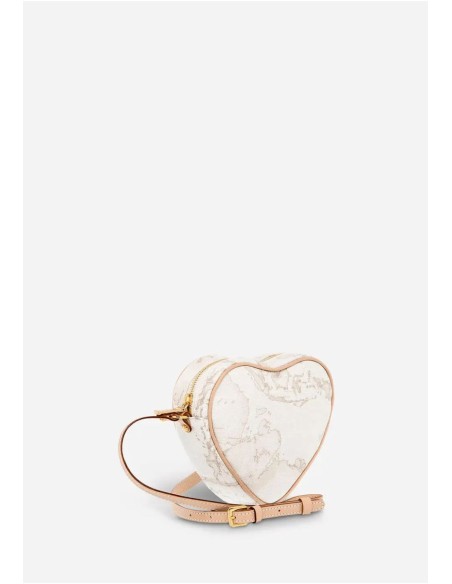 Mini Tracolla a Cuore Geo White – Alviero Martini