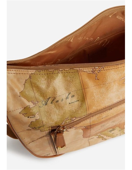 Tracolla Mezzaluna Geo Soft - Capiente e Iconica Tracolla Mezzaluna Geo Soft - Capiente e Iconica