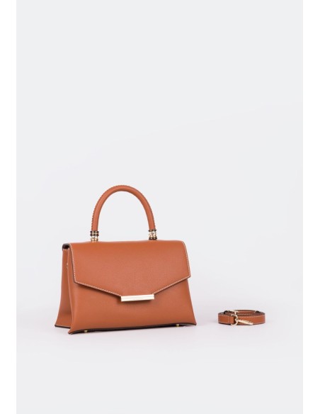 Borsa a Mano Cromia Sophie - Vitello Nocciola Elegante