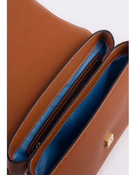 Borsa a Mano Cromia Sophie - Vitello Nocciola Elegante