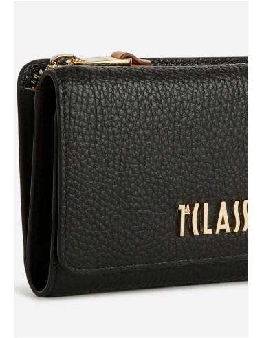 Portafoglio Medio Chic Soul Nero – Pelle e maxi logo Prima Classe