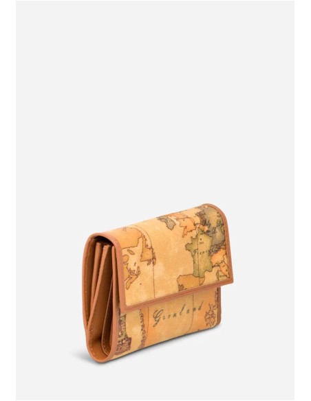 Portafoglio Medio Geo Classic con Bottone | Alviero Martini