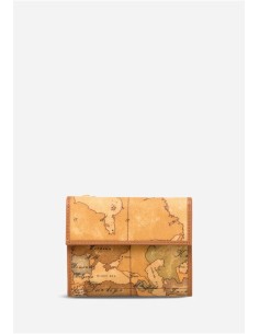 Portafoglio Piccolo Geo Classic con Zip Esterno