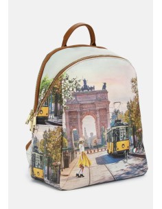 Zaino Donna Ynot? YES601S5 – Stampa Città, Ecopelle Leggera 2