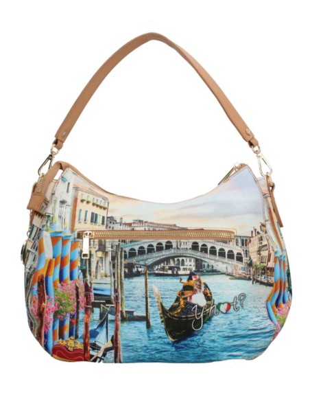 Borsa Hobo Ynot? YES629S5 – Stampa Città Borsa Hobo Ynot? YES629S5 – Stampa Città