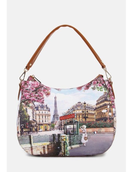 Borsa Hobo Ynot? YES629S5 – Stampa Città Borsa Hobo Ynot? YES629S5 – Stampa Città