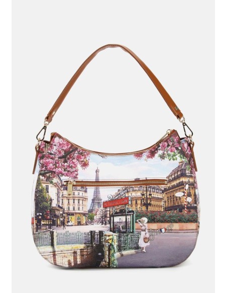 Borsa Hobo Ynot? YES629S5 – Stampa Città Borsa Hobo Ynot? YES629S5 – Stampa Città