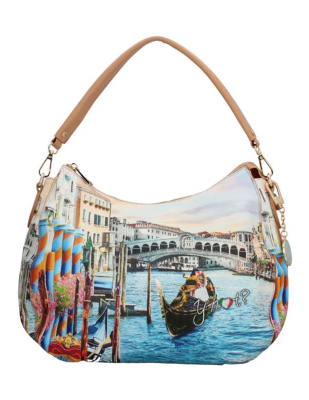 Borsa Hobo Ynot? YES629S5 – Stampa Città Borsa Hobo Ynot? YES629S5 – Stampa Città