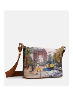 Ynot? Borsa Hobo Small Yes Bag Stampa Città M 2