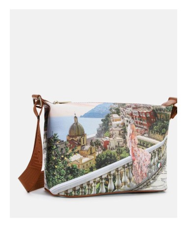 Ynot? Borsa Hobo Small Yes Bag Stampa Città M