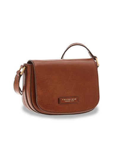 Borsa a Tracolla The Bridge Vittoria in pelle marrone