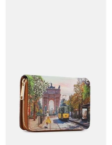 Ynot? Portafoglio donna stampa città – Modello Yes Bag