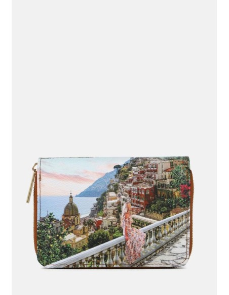 Ynot? Portafoglio donna stampa città – Modello Yes Bag