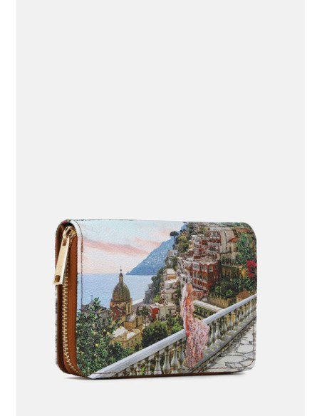 Ynot? Portafoglio donna stampa città – Modello Yes Bag