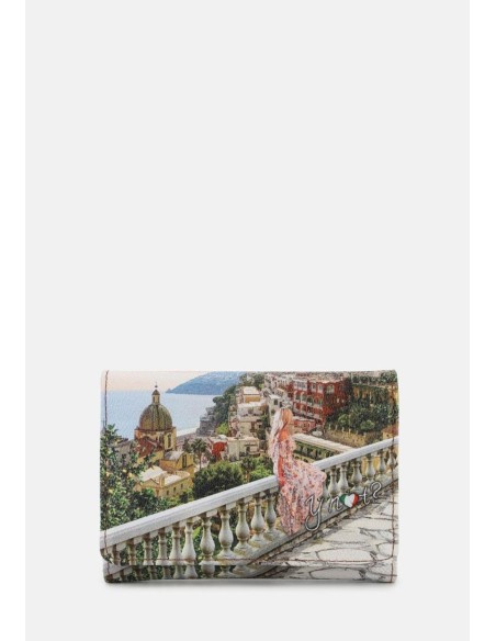 Ynot? Portafoglio compatto donna stampa città – YES546S5