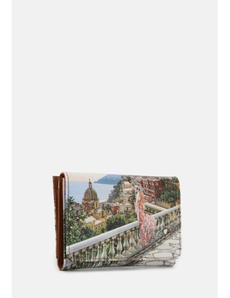 Ynot? Portafoglio compatto donna stampa città – YES546S5