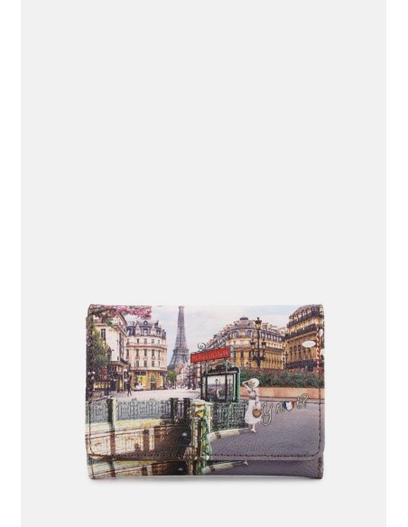 Ynot? Portafoglio compatto donna stampa città – YES546S5