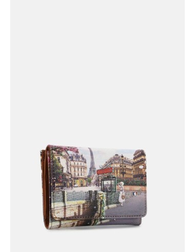 Ynot? Portafoglio compatto donna stampa città – YES546S5