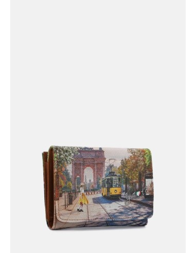 Ynot? Portafoglio compatto donna stampa città – YES546S5