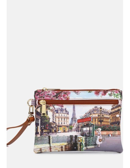Ynot? Pochette con laccio da polso – stampa città YES342S5 Ynot? Pochette con laccio da polso – stampa città YES342S5