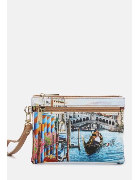 Ynot? Pochette con laccio da polso – stampa città YES342S5