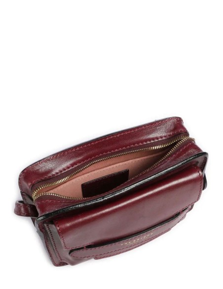 The Bridge Lucrezia Camera Bag Grape – Borsa a tracolla in pelle