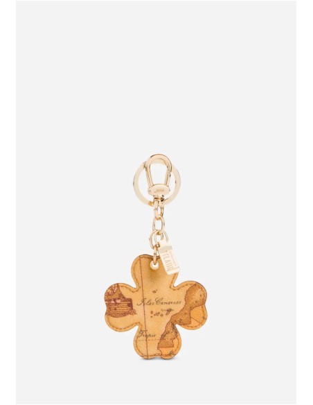 Portachiavi Geo Classic a Quadrifoglio – Charm Elegante